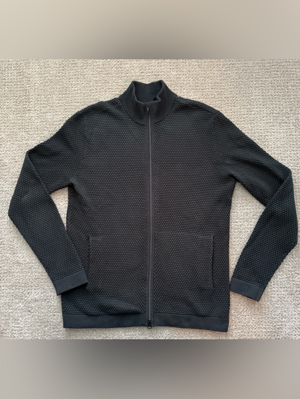 Theory Men's Udeval Breach Slim Fit Zip Sweater